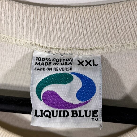 Liquid Blue Grateful Dead Snake Charmer 2001 Tie Dye T Shirt Sz XXL Blue Purple - Picture 9 of 15